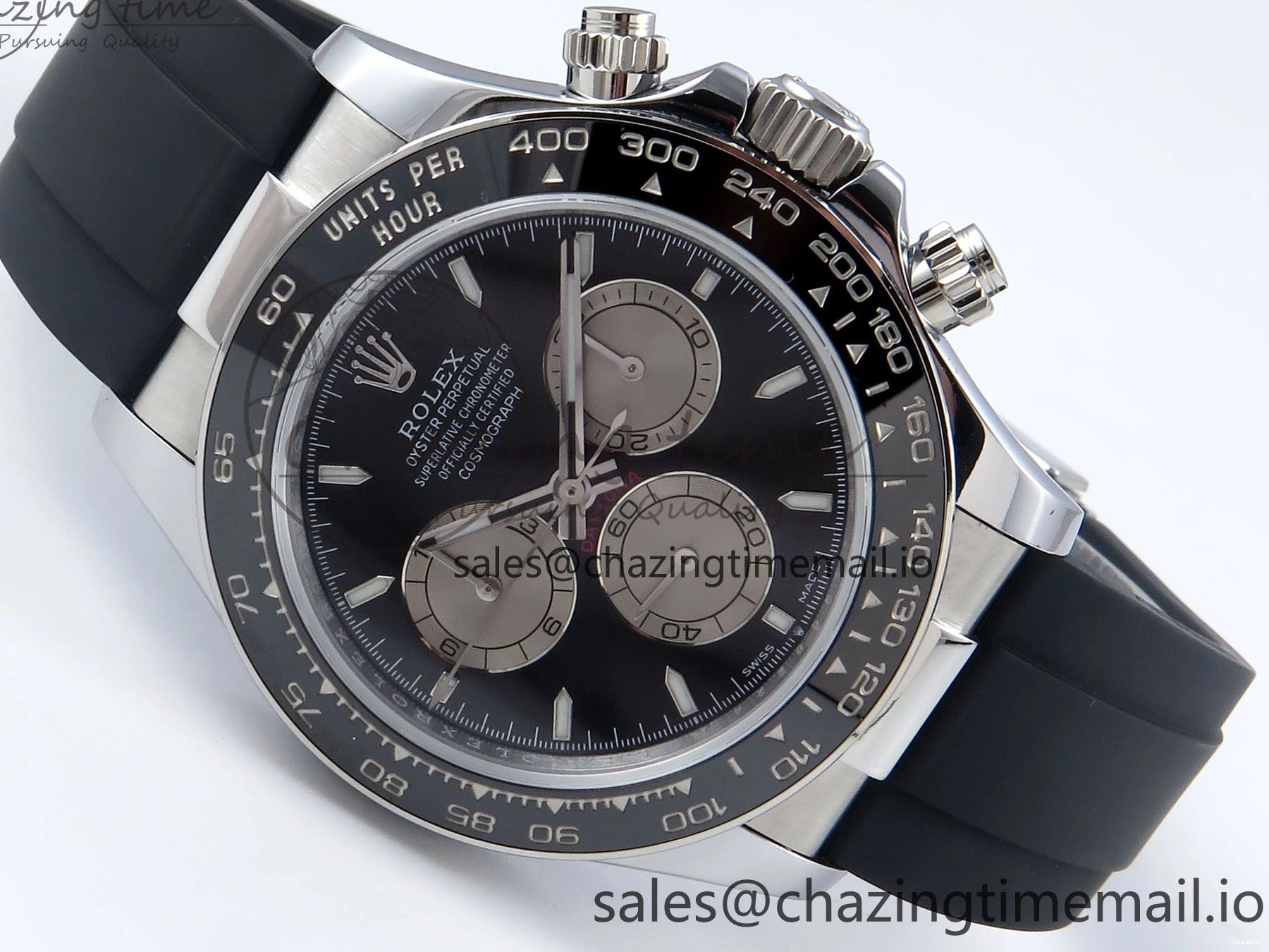 Dial Edition Gray on Daytona Strap 126519 1:1 V10 QF Best Oysterflex QF4131 Black 0202